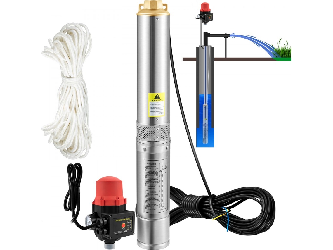 Bomba De Poço Profundo 750w Inox 3,5 Tekmaquinas