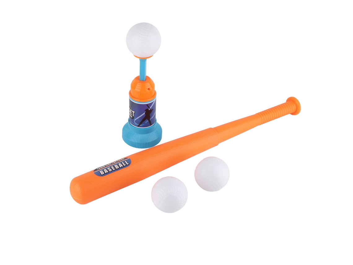 Primerox máquina de Arremesso de Beisebol para Crianças com 3 Bolas e Taco Brinquedo de Treinamento