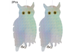 Peças Repelente Aves Refletor Protector Coruja Jardim