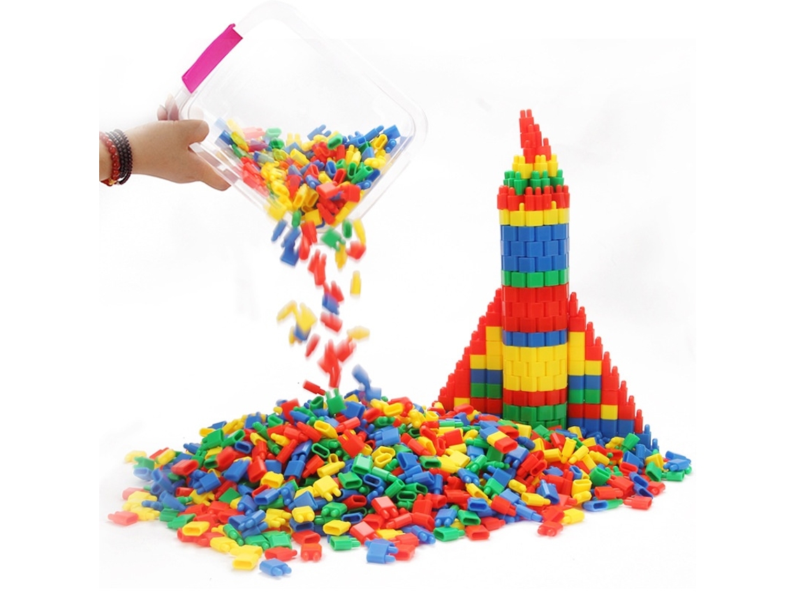 Brinquedo Sensorial Conjunto De 800 Blocos De Construção Para Crianças Conjunto De Brinquedos Educativos Lurelia