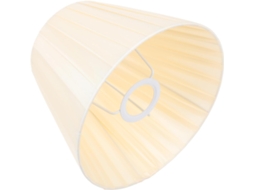Estilo Simples E Decorativo Para Lâmpada E27, Proteção Para Os Olhos Em Tecido Bege, Ideal Para Quarto.