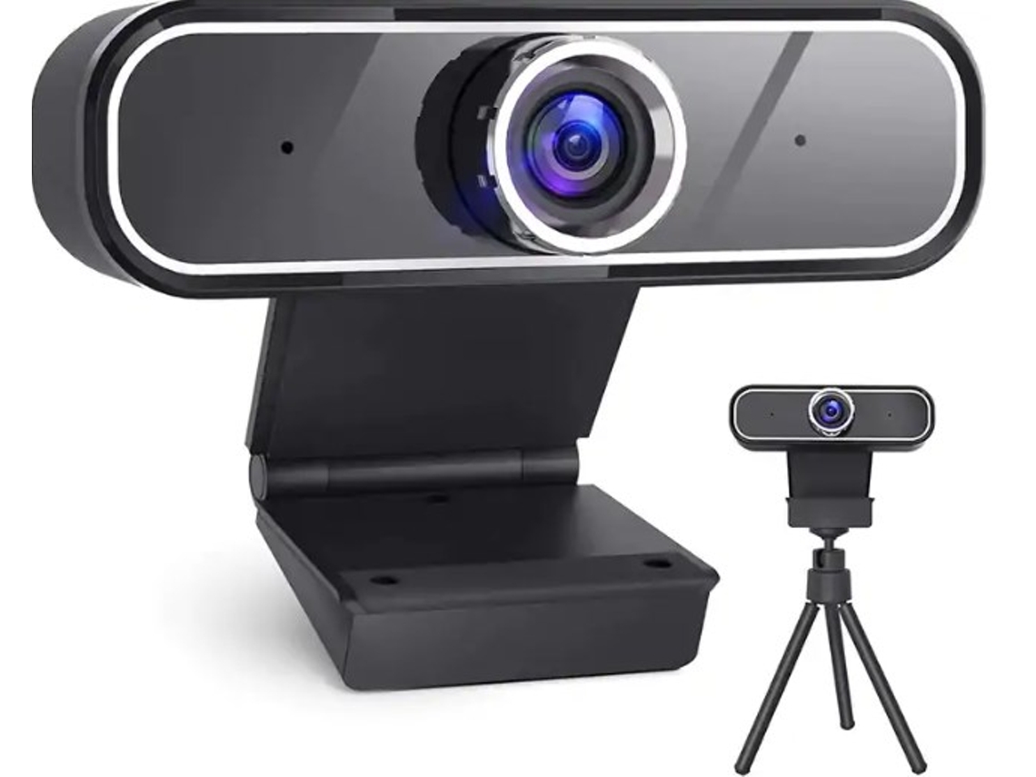 Webcam De Mesa 1080p Com Microfone, Webcam, Câmera De Computador, Webcam De Streaming Usb Para Pc, Laptop, Desktop Brilvibera