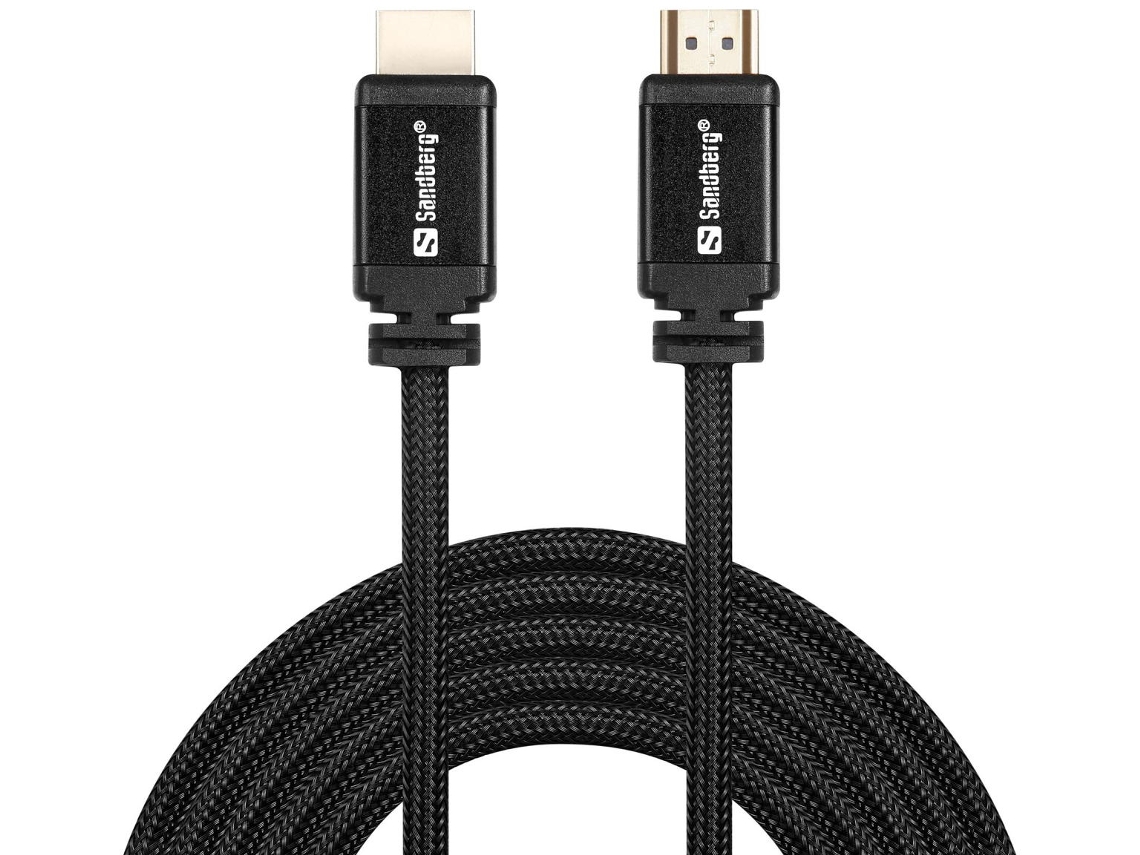 Cabo HDMI SANDBERG (5 m - Preto)