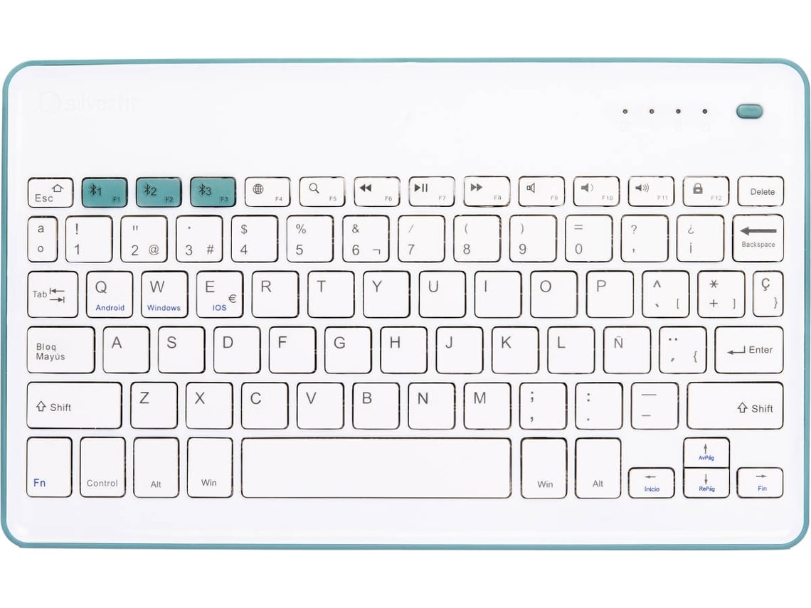 Teclado SILVERHT 19366 (Outlet Caixa Aberta - Wireless - Idioma Português)