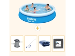 Bestway Piscina Bestway Fast Set Redonda - 366x76 Cm - 5-peças S217