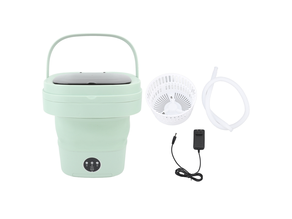 Máquina de Lavar Portátil de 11l Dobrável para Viagem, Apartamento, Rv, Hotel e Camping LAXISCREED