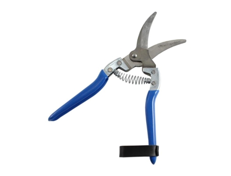 Tijera ajos curva m/azul m-21-c