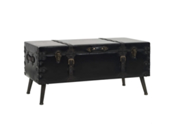 Vidaxl Mesa De Centro Em Mdf E Aço 102x51x48 Cm