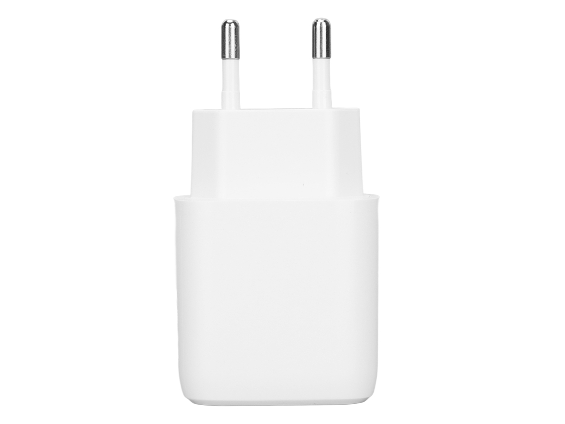 Carregador Plugue EU 100-240V branco com dois ports de carregamento rápido EOOCOO