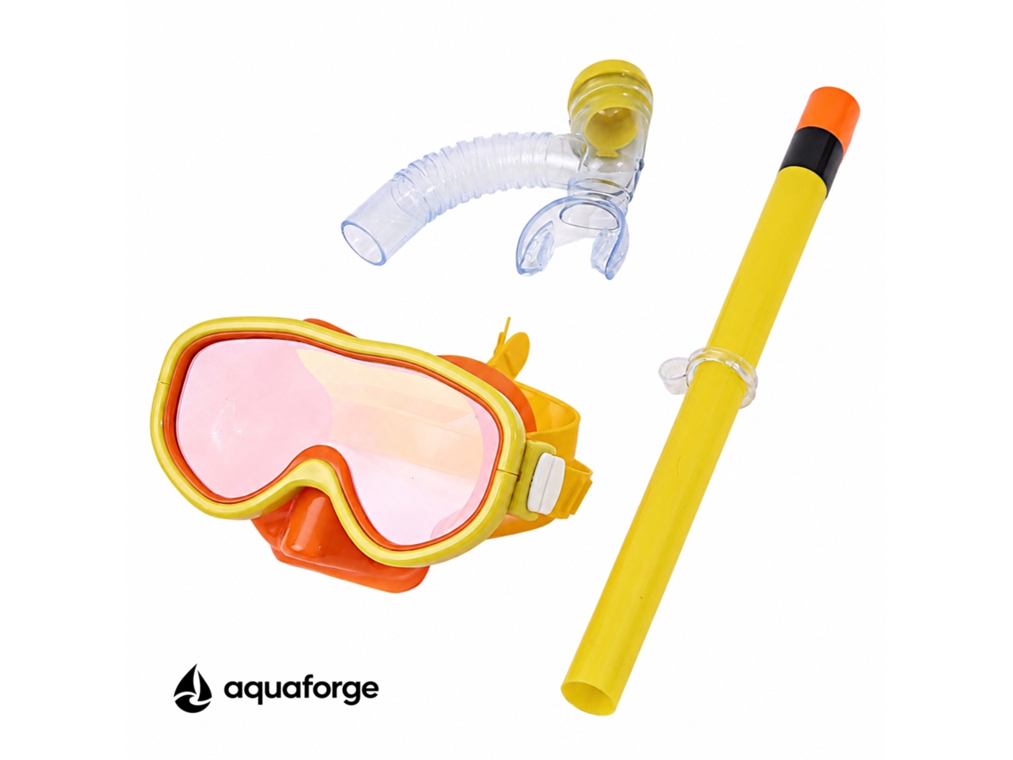 Máscara De Mergulho Infantil Com Snorkel