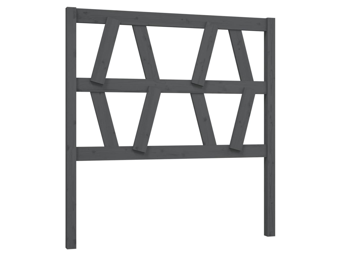 Bed Headboard, Bed Headboards Vidaxl Cinzeto Madeira De Pinho (81 X 100 Cm)