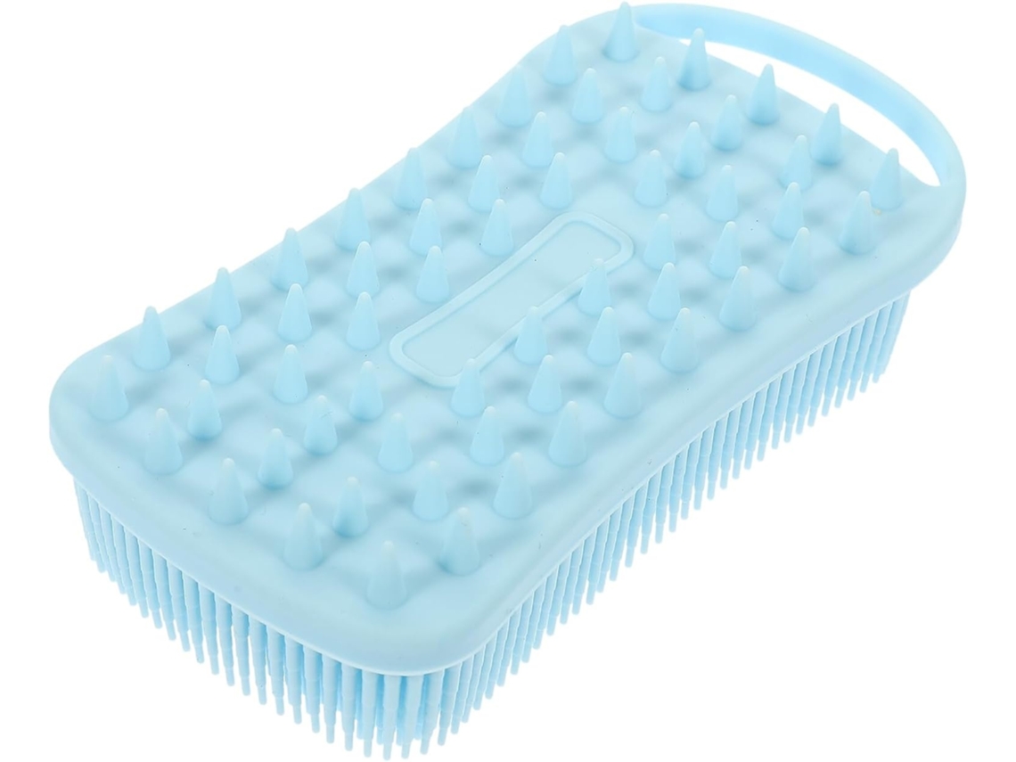 Lurelia Acessório De Duche Com Escova De Banho Para Bebé, Massagem Suave E Cor Azul