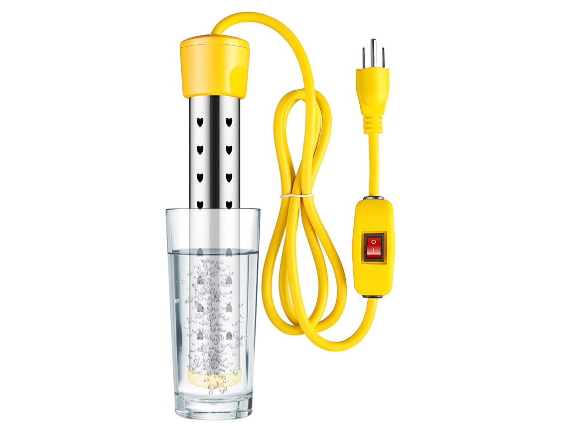 Aquecedor de Água Elétrico Sem Tanque 1500w Portátil Anti calor para Piscina Banheira Balde