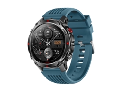Relógio Inteligente Gps (borracha Azul) Com Posicionamento De Seis Estrelas, Chamadas Bluetooth E Resistência À Água Para Esportes.