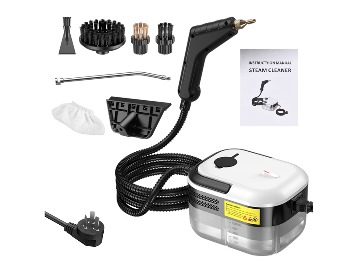 Vaporizador Portátil de 1200w para Limpeza Doméstica e Automóvel com Água de 1200ml LAXISCREED