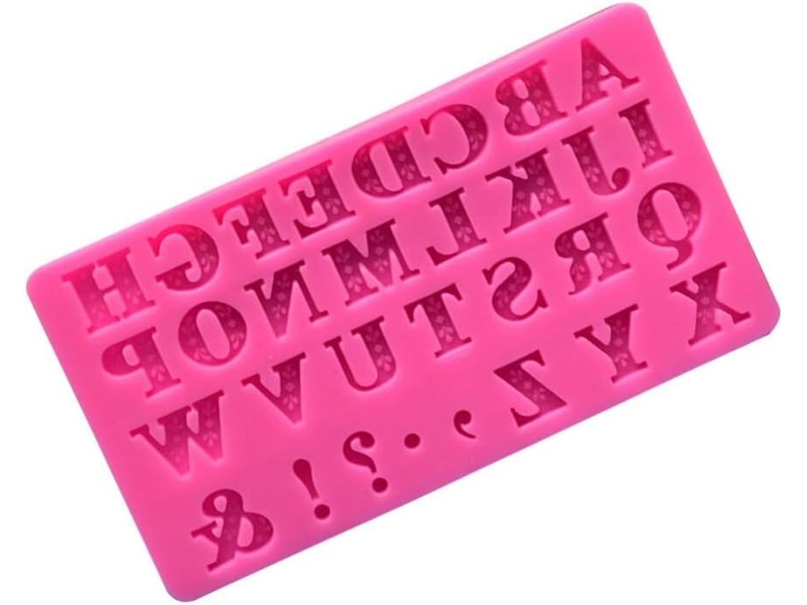 De Silicone Em Formato De Letra Para Bolos, Molde De Alfabeto Para Decorar Chocolates E Pasta Gokoco