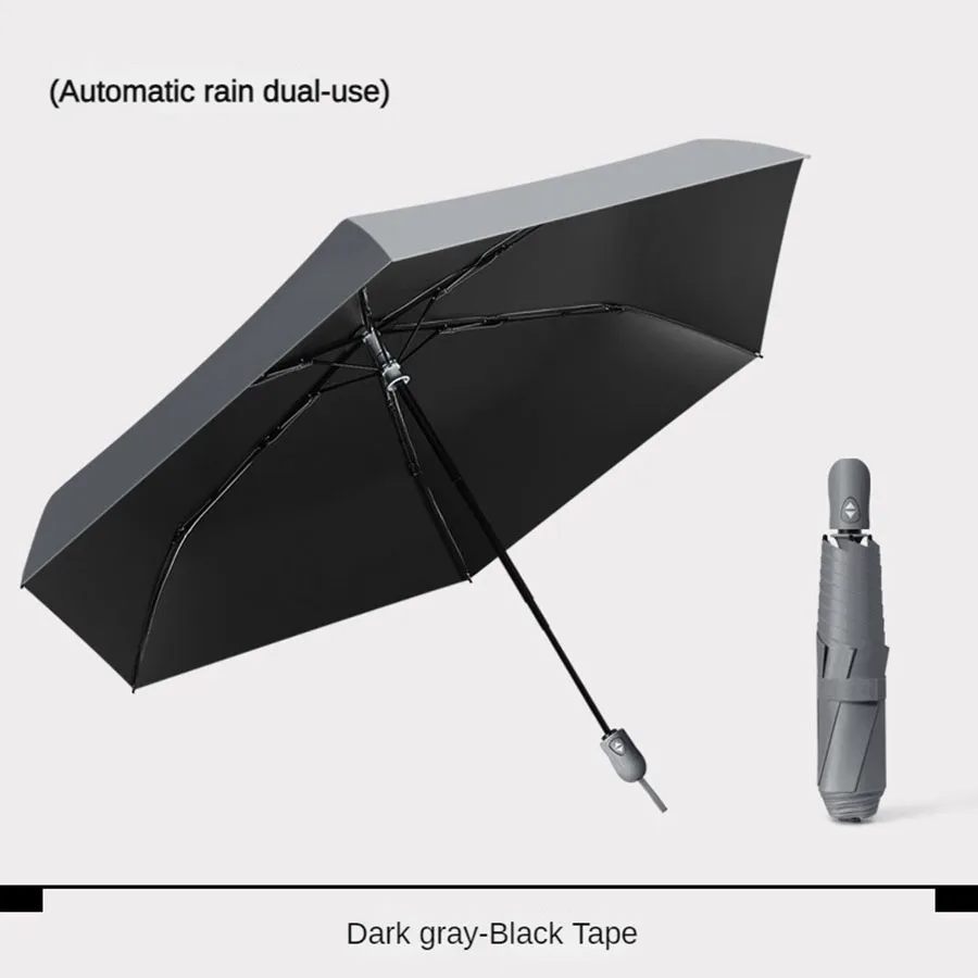 (cinza, 6k) Guarda-chuva Automático Ultraleve E Portátil Para Mulheres, Adequado Para Todas As Condições Climáticas E Com Proteção Solar.