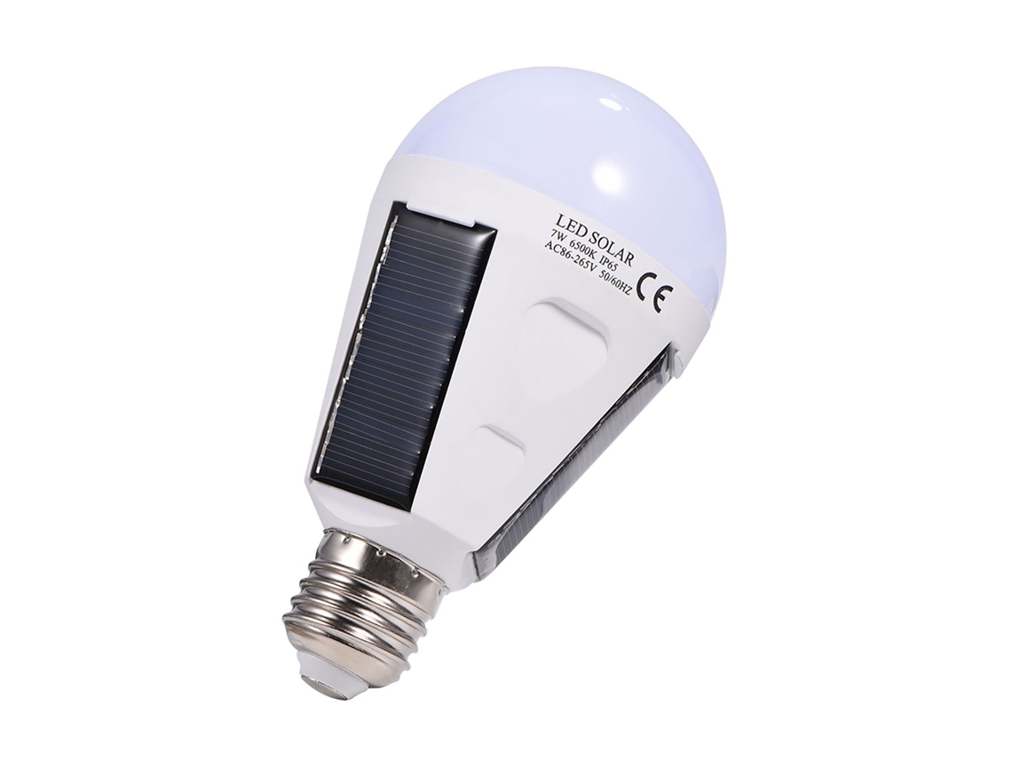 Lâmpada Solar Led Portátil À Prova Dágua 7w