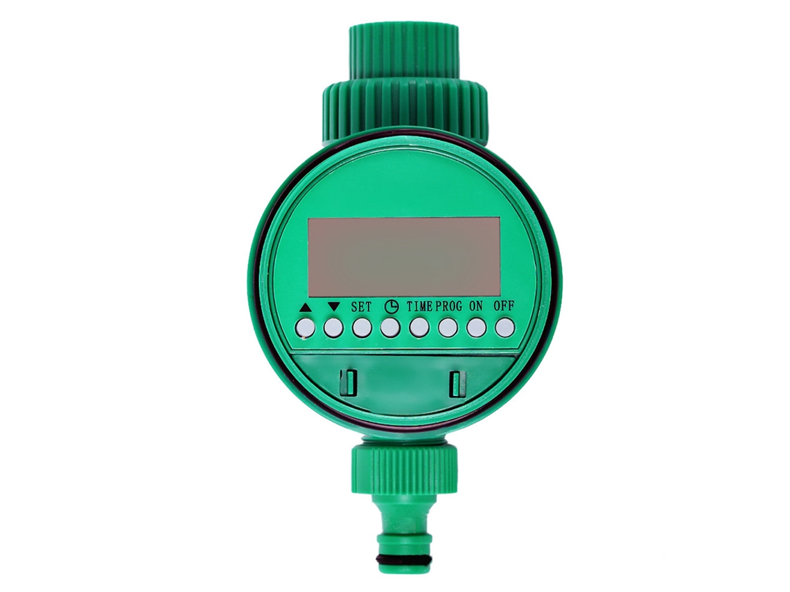 Temporizador de Irrigação Automático com Válvula Solenoide para Jardim Externo, LCD Programável | S/MARCA