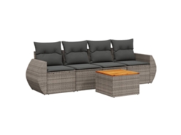 Garden Sofa Set, Garden Sofa Sets Vidaxl Cinzeto Rattan / Vime (n/a)