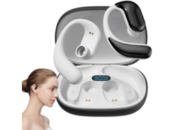 Fones de Ouvido Abertos Sem Fio Bluetooth JIAPEI, Som Estéreo, Modelo Esportivo para Dirigir, Viajar, Correr e Treinar