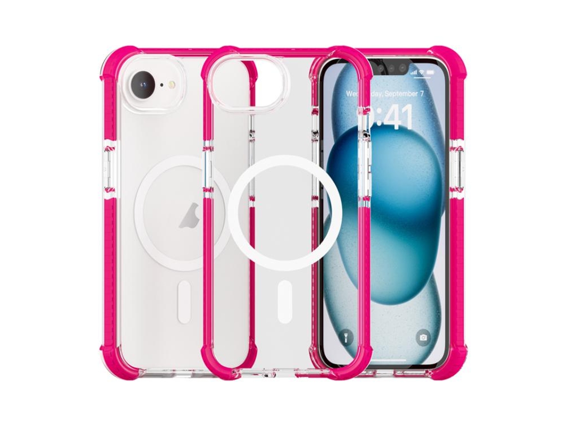 Capa De Acrílico Transparente À Prova De Choque Para Iphone 17e - Magnética - Magsafe