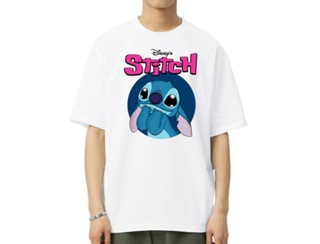 T-Shirt de Homem VREEL Puntada Disney Algodão Branco (S)
