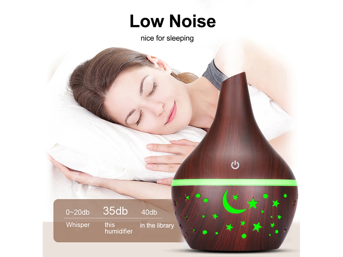 Difusor de Óleos Essenciais 300ml com Luz LED LAXISCREED
