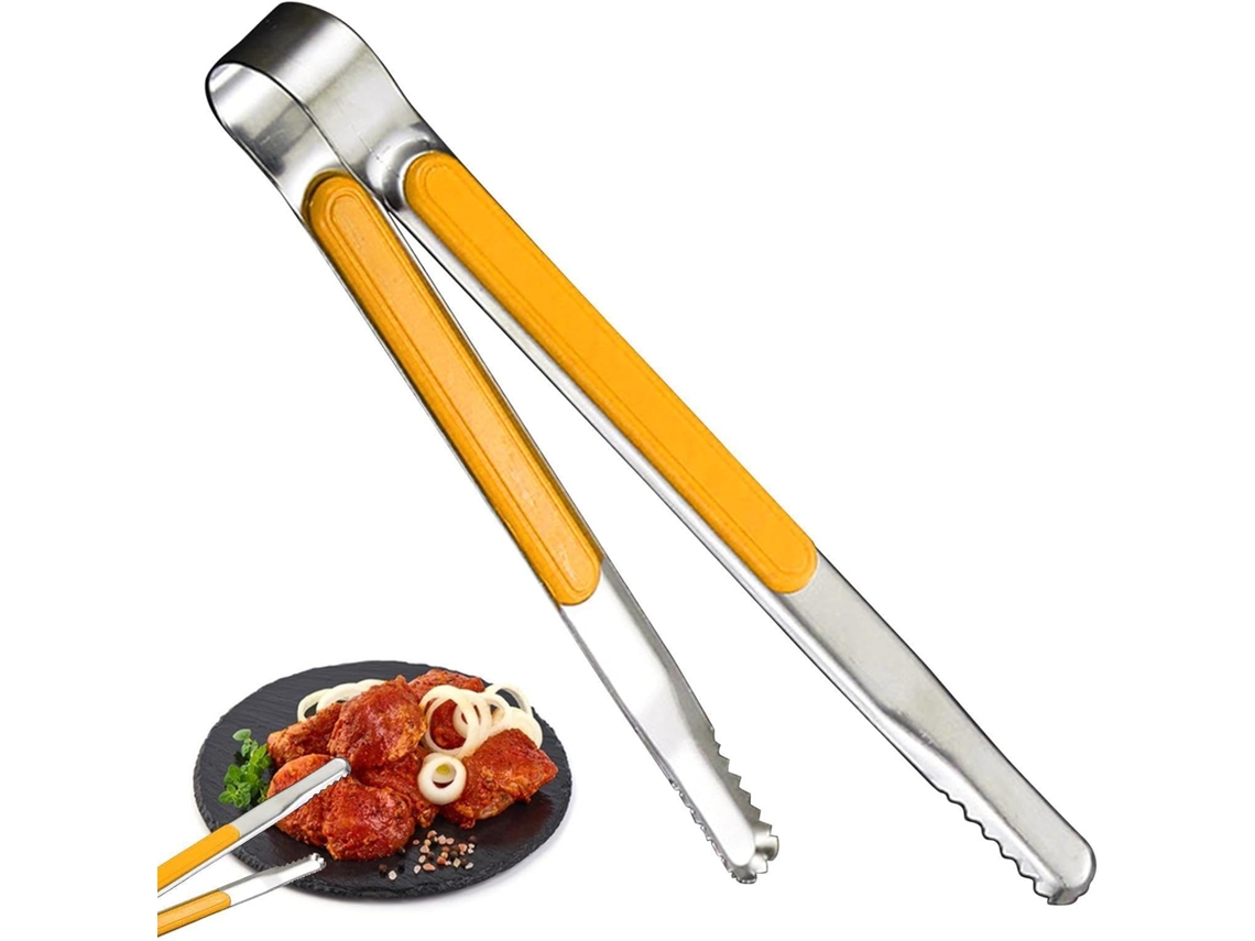 Pinças De Aço Inoxidável Utensílios Cozinha Em Isolamento Térmico Resistente Duráveis Para Grelhar, Cozinhar, Preparar