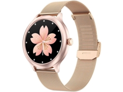 Relógio Inteligente Feminino IP68 Resistente à Água Monitor de Fitness Pressão Arterial Hr Sono Passos Calorias Bestvite (rosa)