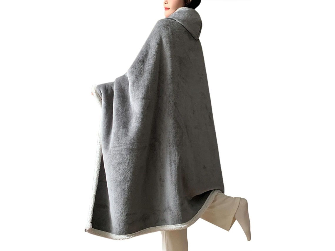 Cobertor Portátil Moletom, Poncho, Capa de Macia e Confortável para a Pele, Envolver Família, Amigos CHABERLU