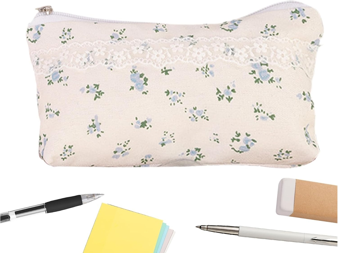 Floral Peil Case Sac De Rangement Cosmetiques Et Fournitures
