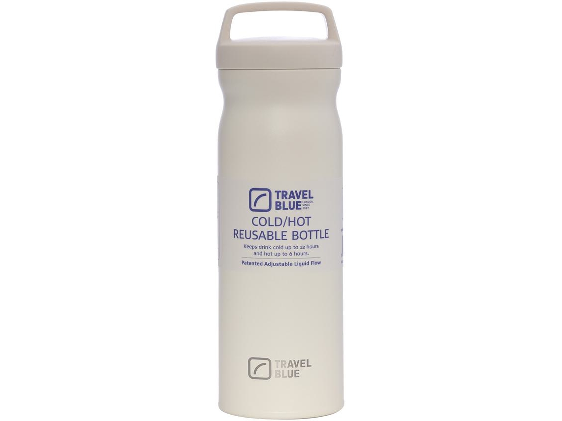 Garrafa Térmica de Aço Inoxidável - Marfim TRAVEL BLUE