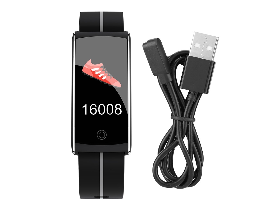 Pulseira Inteligente EOOCOO (monitoramento de Frequência Cardíaca, Conexão Bluetooth)