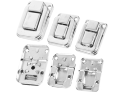 Conjunto De 6 Peças Cadeados Transparentes Para Malas, Com Trava, Fecho Para Bagagem, Dobradiça Com Trava, Acessório De