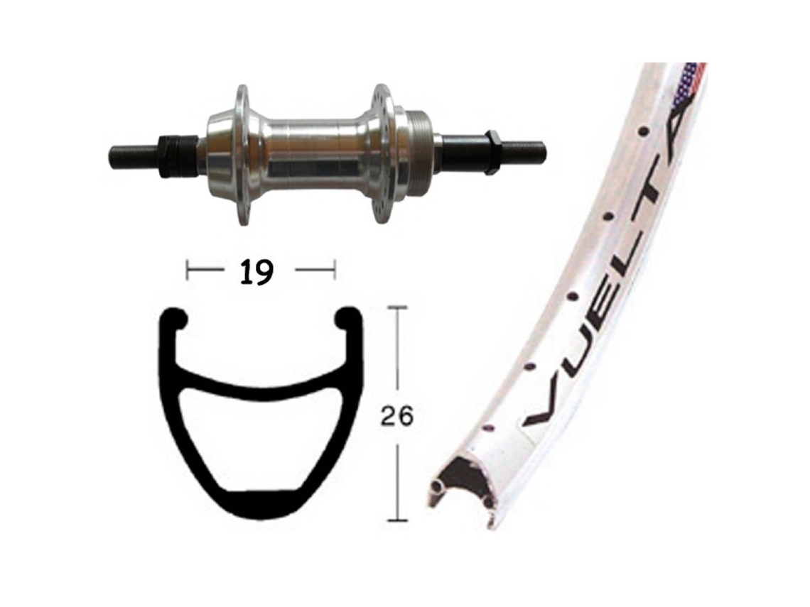 Roda Traseira Vuelta Airline 1 6-8S Dourado 10 X 135 Mmwinora