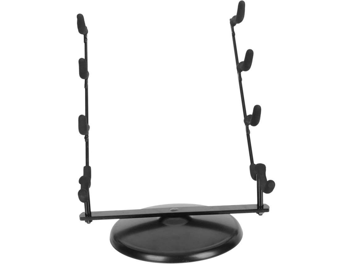 Suporte De Ferro Preto Para Flauta Com Base Redonda, Estante Para Armazenamento De Flautas Para Escritório, Expositor Vertical...