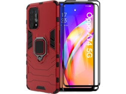 Película De Ecrã Rotativo Proteção Inclui Para Oppo Oppo A54 5g/a74 5g/a93 5g Hongwe. Vidro Temperado Verde