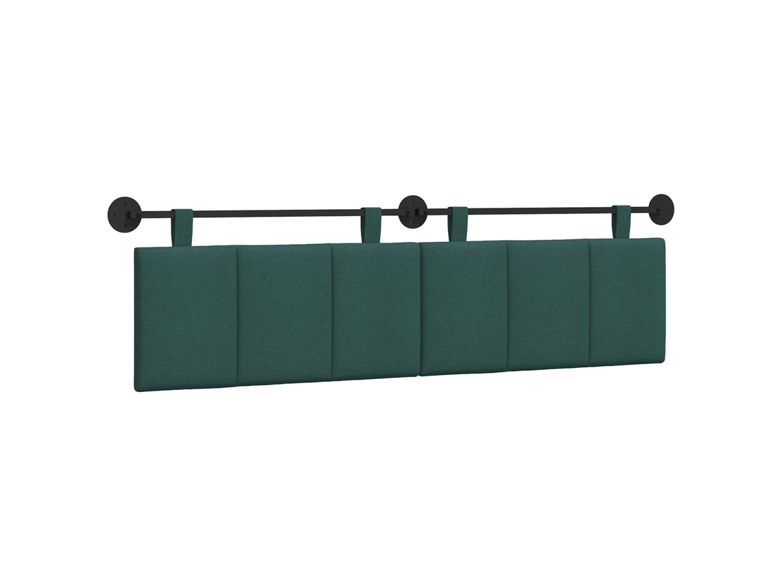 Conjunto 1 Cabeceira Suspensa Vidaxl Verde Veludo (170 X 55 X 5 Cm)