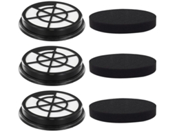 Conjunto De Filtros Substituição Para Aspirador Pó, 3 + Esponja,