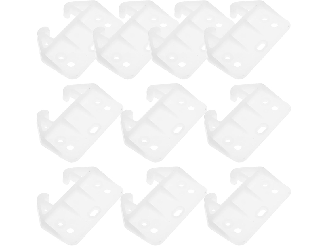 Kit De Substituição Placas Traseiras Para Trilhos Gaveta Em Plástico, Incluindo Parafusos, Para Móveis De Armário