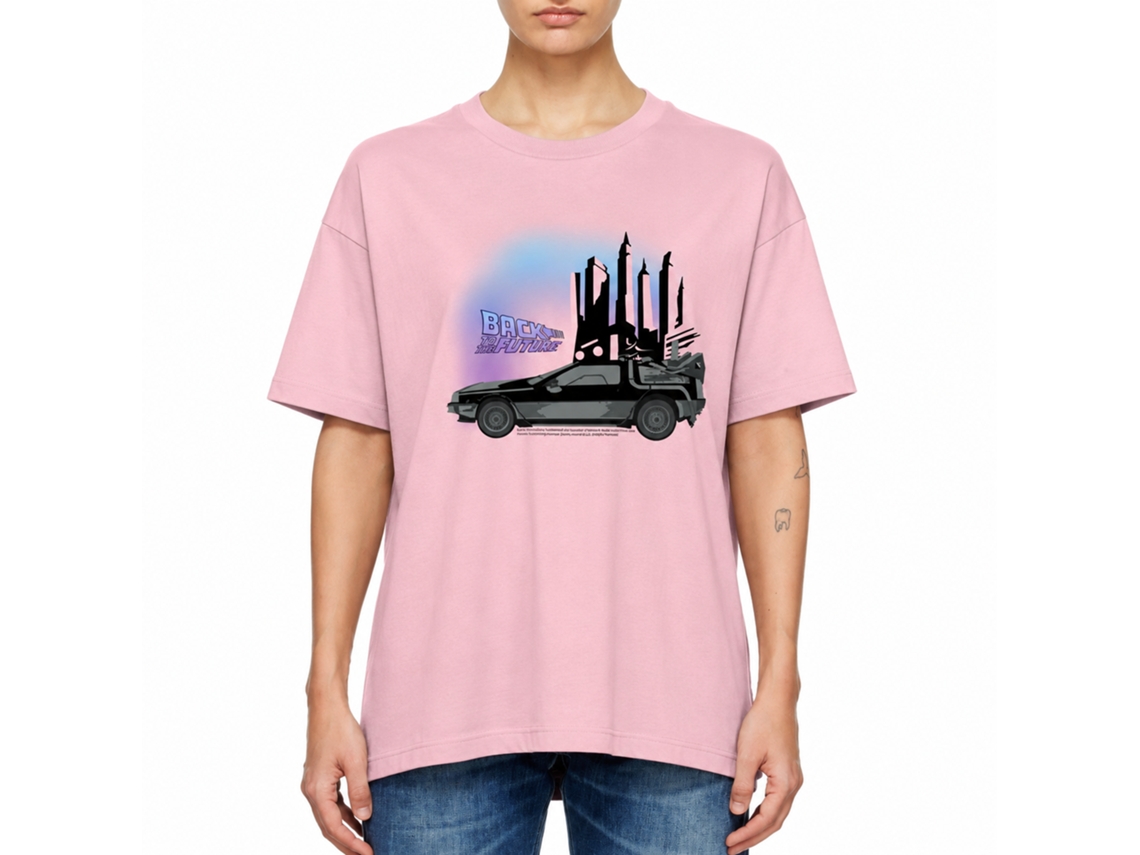 Rockinstone Back To The Future Movie Nyooooom White Adult T-shirt Size:xxl