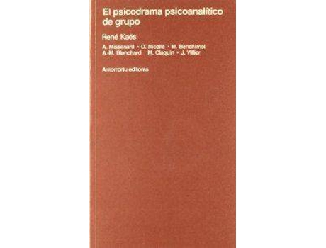 Livro Psicodrama Psicoanalitico De Grupo,El de Rene Kaes (Espanhol)
