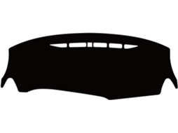 Tapete Automotivo para Painel de Carro em Couro e Fibra de Carbono com Proteção Solar...