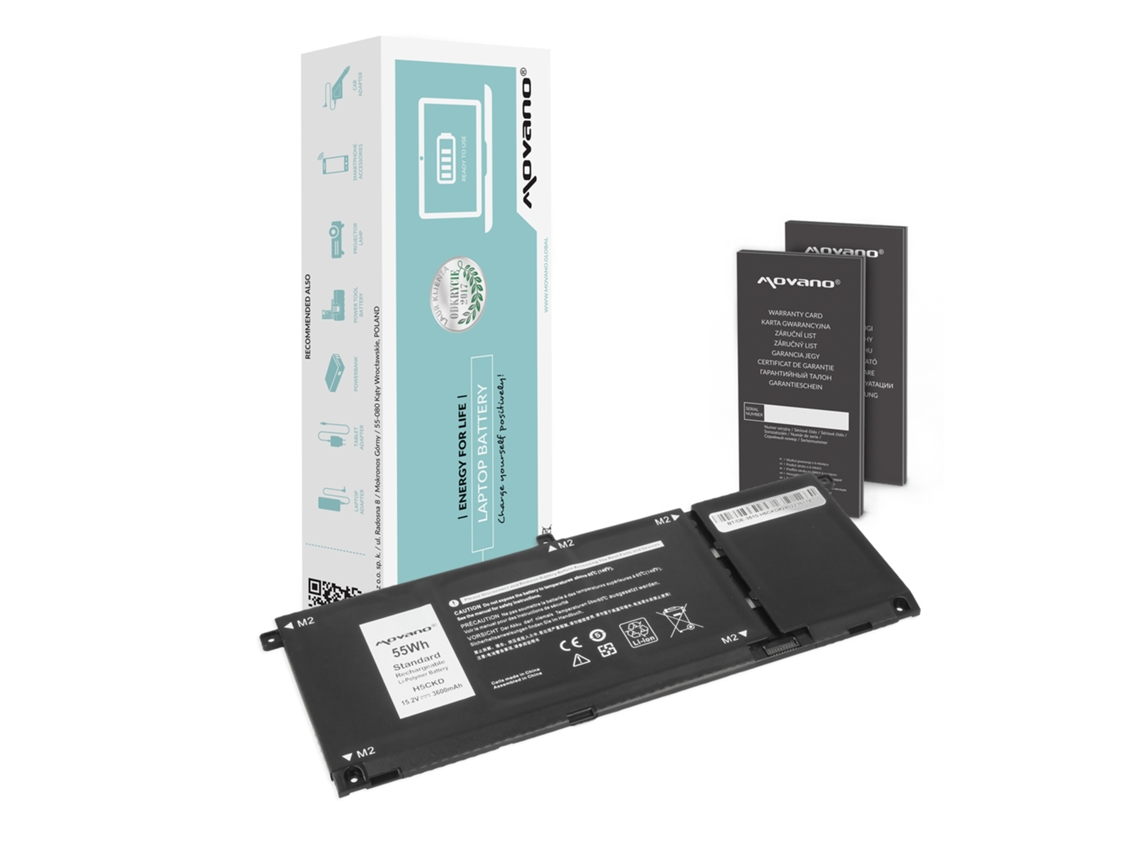 Bateria Movano para Dell Latitude 15 3510 Inspiron 13 7306 15.2V