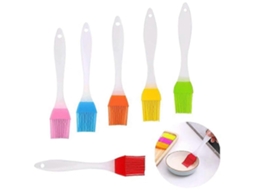 Conjunto De Pincéis De Silicone Para Confeitaria, Resistentes Ao Calor E Grau Alimentício, Ideais Para Churrasco, Assar E Cozinhar, 6 Cores