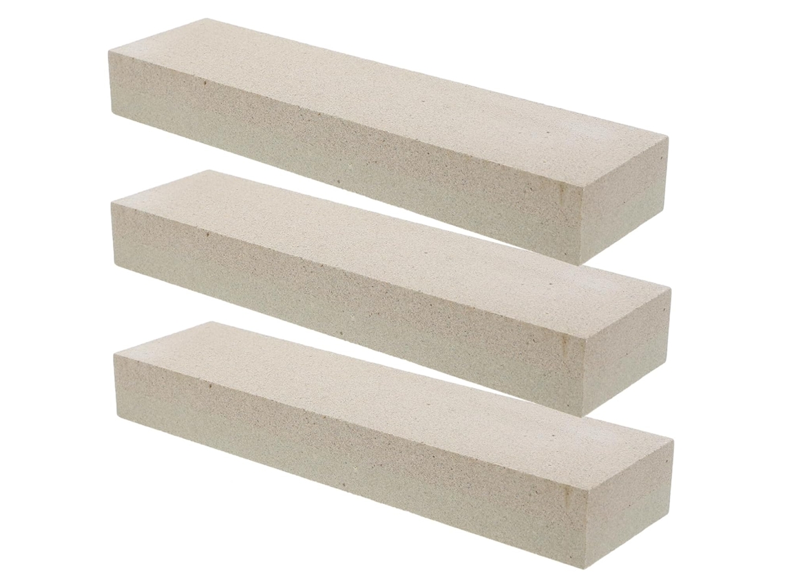 Conjunto de 3 Pedras Afiar Imikeya, dupla face, para facas | S/MARCA