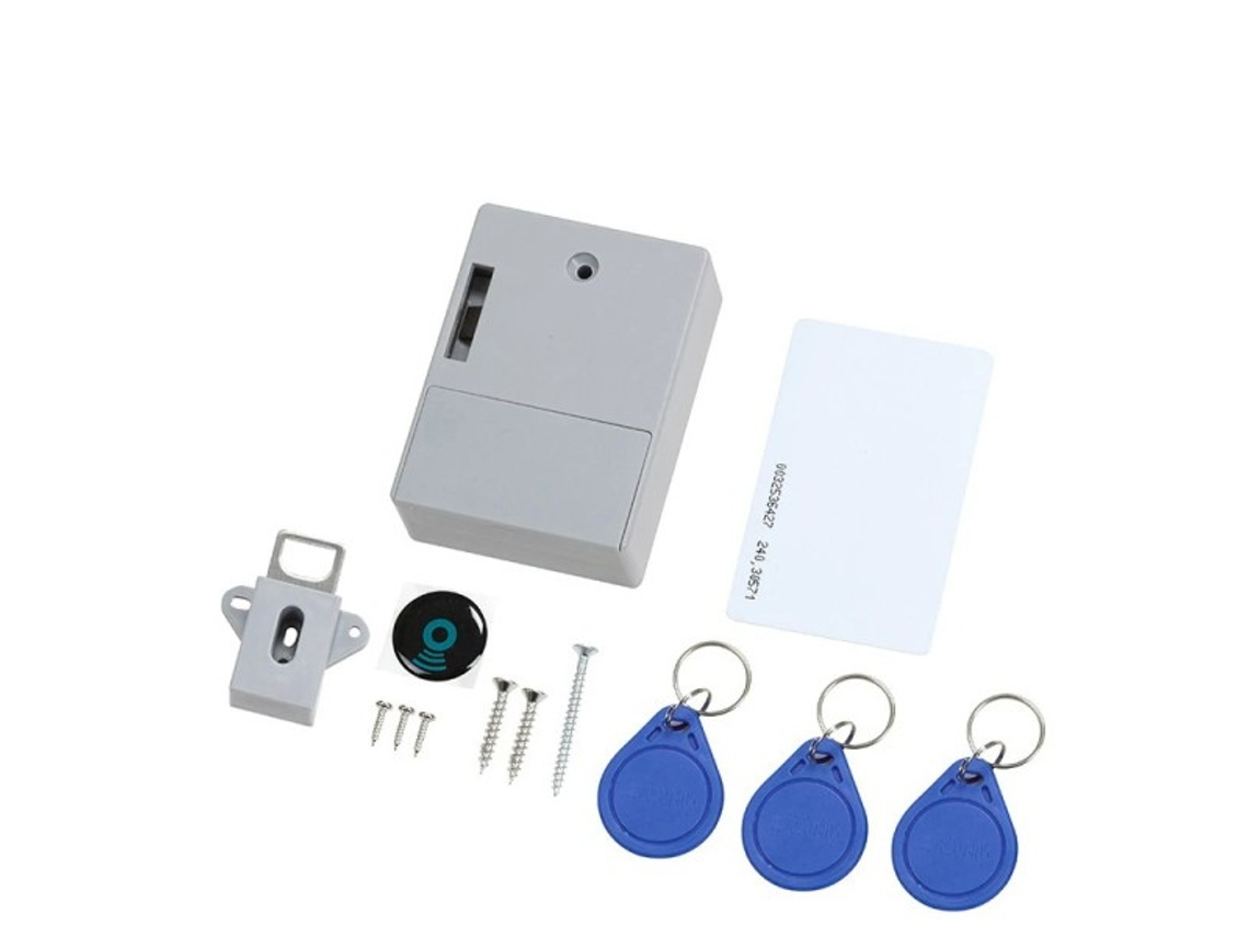 Fechadura com Sensor, Fechadura Digital para Gaveta, Fechadura Eletrônica Inteligente, Invisível, para Armário, Faça Você Mesmo BRILVIBERA