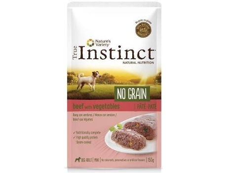 Ração para Cães  Sem Cereais (150g - Húmida - Sabor: Vaca)