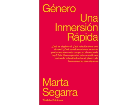 Livro Género de Marta Segarra (Espanhol)